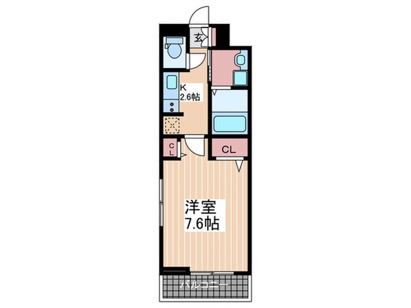 レイル　ヤード　中山　Ⅱの物件間取画像